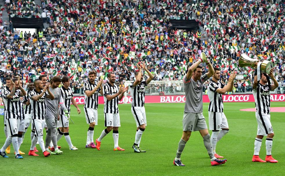 Marchisio con la Coppa Italia tra le mani. Afp